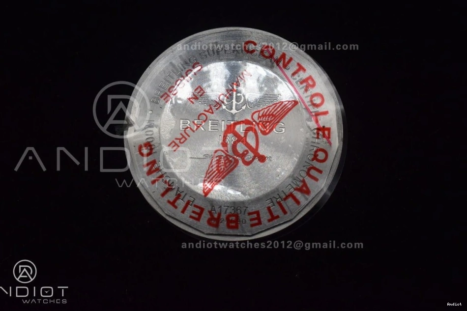 Black On TF A2824 1:1 Best Superocean Bezel Strap Rubber Automatic Black Orange 44 Dial Edition 0421